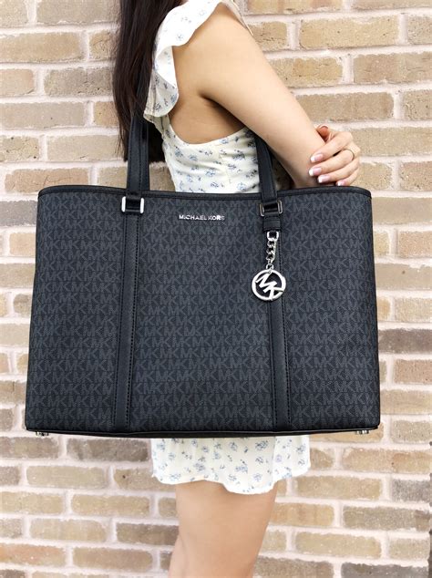 michael kors large tote black